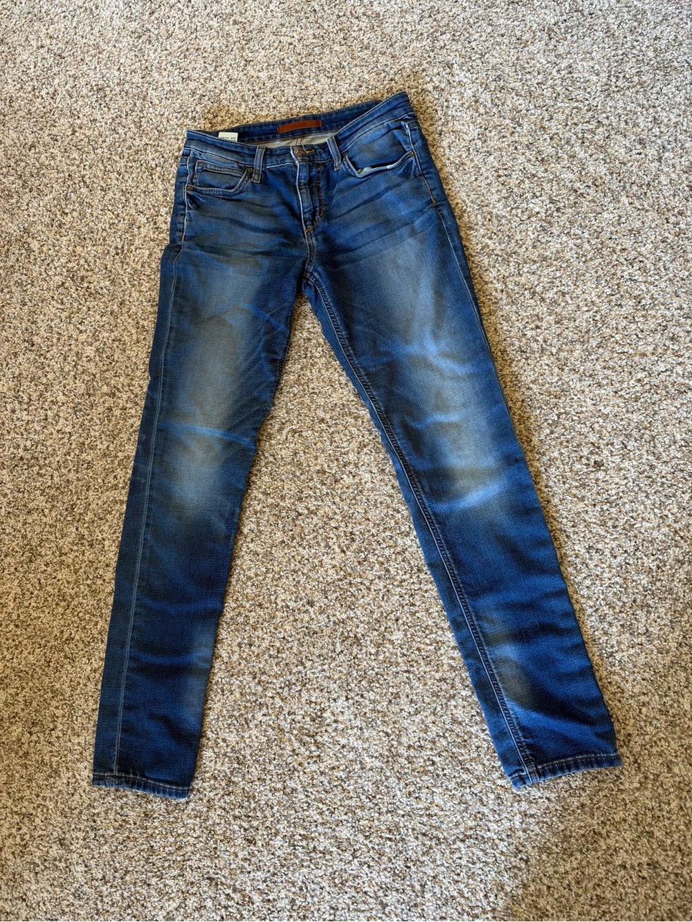 Joe's Jeans Isabell Boyfriend Slim Jeans Size 25 Blue Distressed Mid Rise